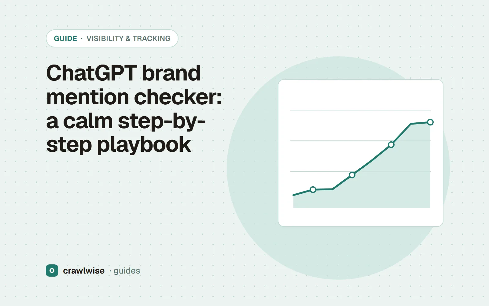 ChatGPT brand mention checker: a calm step-by-step playbook — illustrated banner
